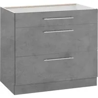 wiho Küchen Unterschrank Flexi2 Breite 90 cm