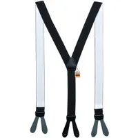 ZUKUNFTSENKEL Hosenträger Hosenträger Herren 3,5 cm Breite Y-Form mit Knopfverschluss (Deutsche Produktion, Komfortabel) Lederriemen Knopfverschluss, ohne Clips