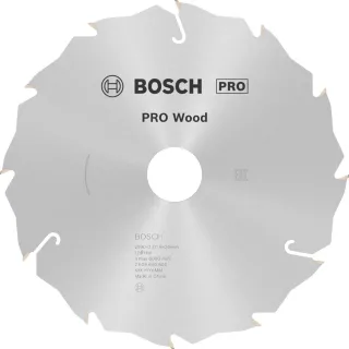 Bosch PRO Kreissägeblatt Speedline Wood, 190 x 30 x 2,4 mm, 12 Zähne - 2608640800