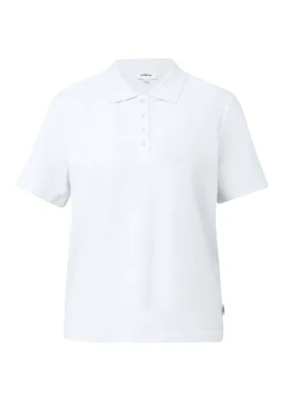 s.Oliver - Polo-Shirt weiß - Gr. - 40
