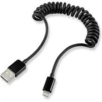 Renkforce Apple Lightning Spiralkabel für Apple iPod/iPad/iPhone RF4087422 USB-Kabel, (0.95 cm), Spiralkabel