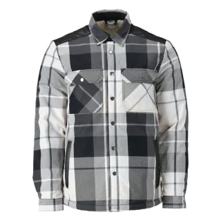 MASCOT Herren Langarmhemd CUSTOMIZED Anthrazitgrau-kariert XXL - 23104-446-899-XXL