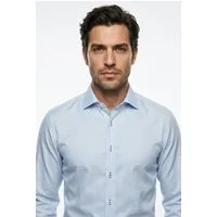 OLYMP Langarmhemd No 6 six super slim, Kentkragen, Businesshemd