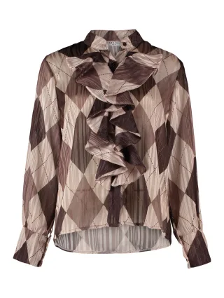 Zabaione - Blouse Av44aa beige - Gr. - L