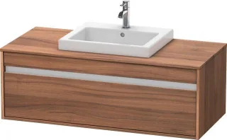 Duravit Ketho Konsolenwaschtischunterbau wandhängend Nussbaum Matt 1200x550x426 mm - KT679607979 KT679607979