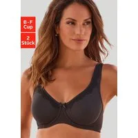 Nuance by Lascana Minimizer-BH (Packung, 2 Stück) mit Bügel, Baumwollqualität