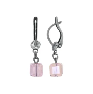 konplott - Ohrringe - Cubes pink