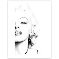 Posterlounge Wandbild Marilyn Monroe III, Dirk Richter, erhältlich als Poster, Leinwandbild, Wandsticker oder Acrylglasbild