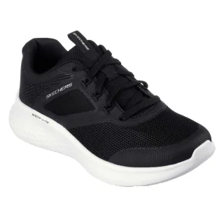Skechers - "Hotmelt" Sneaker für Damen, Netzmaterial, Zum Schnüren (Schwarz/Weiß)