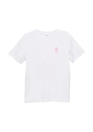 s.Oliver Red Label - T-Shirt mit Print weiß - Gr. - 38