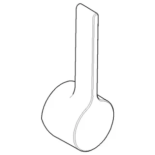 Dornbracht Hebel EHM-WT/Bidet LUL 092071040-06 platin matt