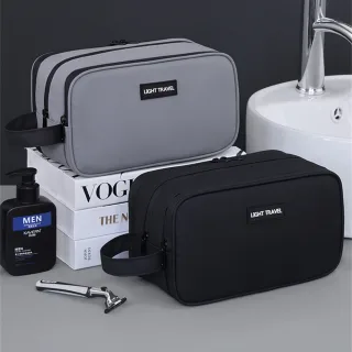 IPRee Men's Makeup Bag 3 Layer Elite Series Large Capacity Men's Toiletry Bag Travel Essentials Portable Premium Cosmeti