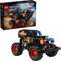 LEGO® Monster Jam Grave Digger Feuer und Eis (42219), LEGO Technic Konstruktionsspielsteine, (263 St)