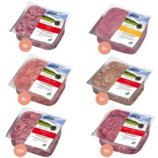 ProCani BARF-Paket pur Rind und Geflügel Sort. 50x500 g