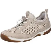 Rieker Slip-On Sneaker Slipper, Freizeitsneaker, Halbschuh mit Schnellverschluss