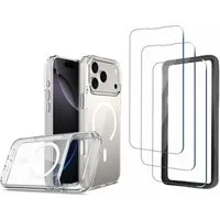 Futurea Smartphone-Hülle iPhone 17 Schutzhülle mit 3x Schutzglas Panzerglas Displayschutz 6,3 - 6,9 Zoll, für Apple iPhone 17 Air / Pro / Pro Max + 3x Panzerglas ultraklar