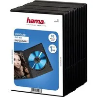 Hama DVD-Hülle DVD Leerhülle Standard, 10er-Pack, Schwarz, Schutzhülle, Schutzcover