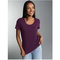 Trigema T-Shirt TRIGEMA Damen T Shirt aus Biobaumwolle (1-tlg)