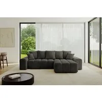 ALTDECOR Ecksofa ENIL-L, Couch mit Schlaffunktion, Wohnzimmer - Wohnlandschaft, Corner Sofa Bett Eckcouch Couch L-Form Schlafcouch Ausziehbar
