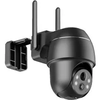 TWUFY Überwachungskamera 5MP Überwachungskamera Aussen Akku Kabellose WLAN IP Kamera Outdoor (innen, Aussen, Outdoor, Außenbereich, Außen, Farbnachtsicht wasserdichte Kamera PIR-Bewegungserkennung, 360° PTZ Kamera Überwachung Außen,Audio- und Lichtal
