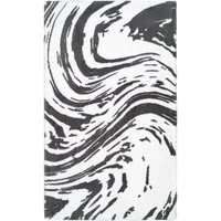 Egeria Badematte Marble, Höhe 10 mm, rutschhemmend beschichtet, fußbodenheizungsgeeignet, Baumwolle, rechteckig