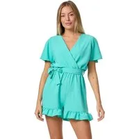 Rayshyne Playsuit PM-28 (Wickeloptik Jumpsuit Kurzoverall in Einheitsgröße)