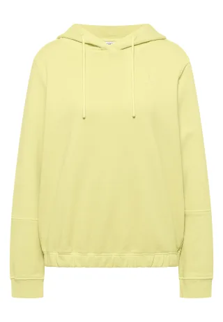 CECIL - Hoodie mit Stickerei iced yellow - Gr. - S