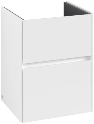 Villeroy & Boch Waschtischunterschrank Collaro 472x610x404mm 2 Ausz. Waschbecken mittig White Matt C14100MS
