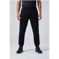 Champion Jogginghose Sports-inspired Interlock Rib Cuff Pants with Tape detailing ohne Verschluss, mit Rippbündchen am Beinabschluss