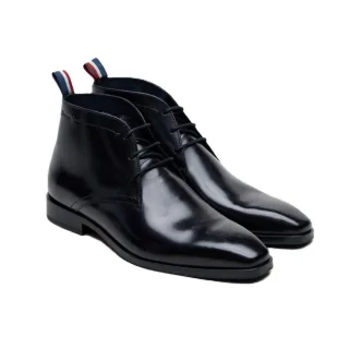 Ben Sherman London Bürstleder Herren Stiefel Schwarz
