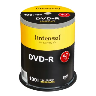Intenso 100 x DVD-R | 4101156 | 4.7 GB 16x - Spindel