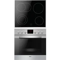 Amica Elektro-Herd-Set EHC 12916 E, Komfortables Kochen und Backen mit bequemer Handhabung