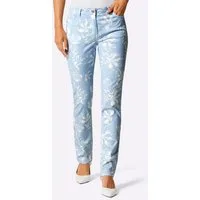 creation L Bequeme Jeans Lyocell-Baumwoll-Jeans leicht vertieft