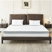 Matratzenauflage Matratzen Topper 7.5cm Höhe Gel Memoryschaum mit Bändern H2-H3 Vesgantti, 90X200 CM