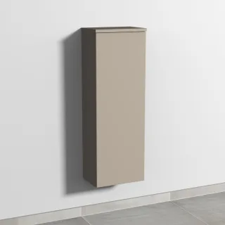 Sanipa 3way Mittelschrank mit 1 Tür, Sandgrau-Matt, SF16767 SF16767