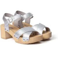 Softclox HANNE Smooth leather silber (natur) Sandalette