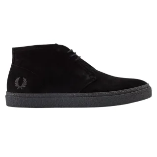 Fred Perry - "Hawley" Wanderschuhe für Herren/Damen Unisex, Wildleder, niedrig geschnitten (Schwarz)