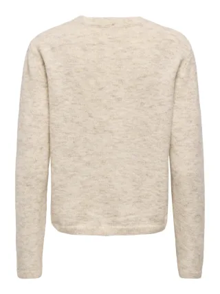 ONLY - ONLEVIA LS O-NECK CARDIGAN CC KNT Birch - Gr. - M