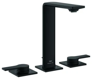 GROHE 3-Loch-Waschtisch-Batterie Allure 20188_1, mit Hebelgriffen phantom black, 20188KF1 20188KF1