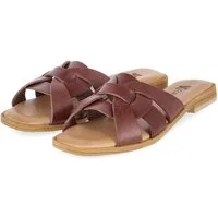 Kaerlek Kaerlek 4700/7853 TESTA DI MORO Damen Glattleder brown Pantolette