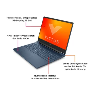 HP Victus Gaming 16-s0183ng | b95cpea | AMD Ryzen? 7 - 40,9 cm (16.1")