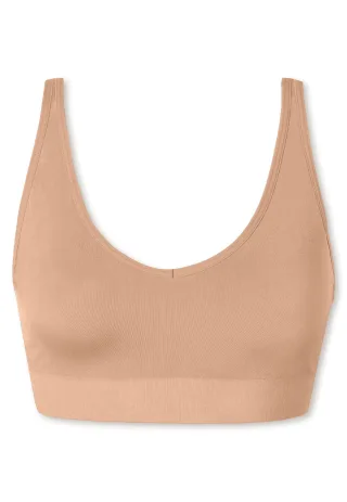 SCHIESSER - Soft BH mit herausn. Pads maple - Gr. - XL