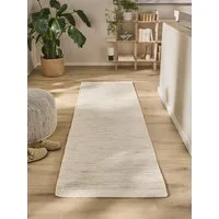 benuta Wollteppich Rocco, rechteckig, Höhe: 5 mm, Teppich Wohnzimmer, Schlafzimmer, Esszimmer, Flur, Kunstfaser, Cozy