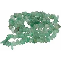 Lebensquelle Plus Kette ohne Anhänger Aventurin, grün Splitterkette, 80 cm