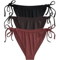 The Set Bikini-Hose The Set Bikinihose mit hohem Beinschnitt, 3er-Pack (3-St)