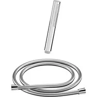 CHRIS BERGEN Brausegarnitur SET aus Handbrause und Brauseschlauch, in Chrom