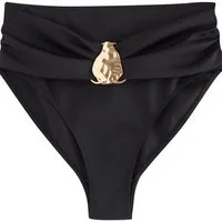 LIPSY Highwaist-Bikini-Hose Lipsy Bikinihose mit hohem Bund und Metalldetails (1-St)