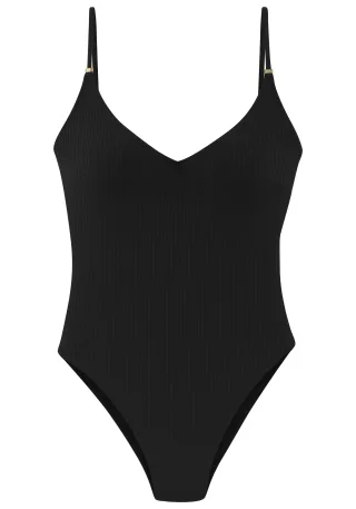 LASCANA - Elbsand LM Badeanzug black - Gr. - 44C
