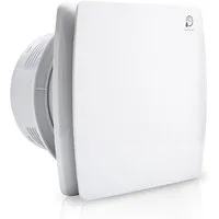 Clanmacy Wandventilator Badlüfter mit Feuchtsensor und Nachlauf und Timer 100/150mm