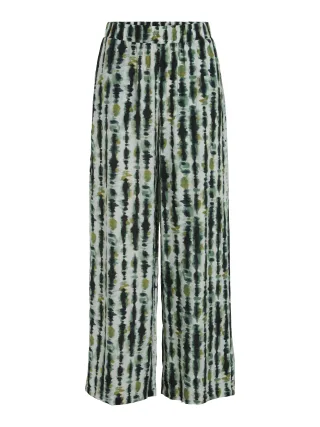 VILA - VIBAVINA NIPI HW WIDE PANTS cloud dancer - Gr. - 34